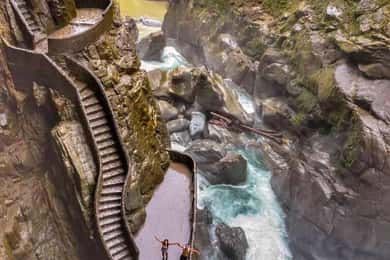 Pailon Del Diablo & Waterfalls Route + Mano de Dios + Tree House Ec.