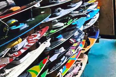 Rhodes: Kitesurfing Rental Package - Board Only 1 Day