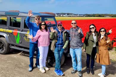 From Lisse: Landrover Tour Around Keukenhof & Flower Fields