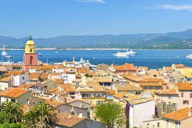 Provence-Tag, Saint Tropez Grimaud Dorf Weinverkostung