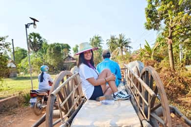 Cambodia Cooking Class, Oxcart Ride with Local Village Tour