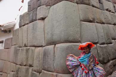 Em Cusco: Passeio a pé pelo centro histórico de Cusco.