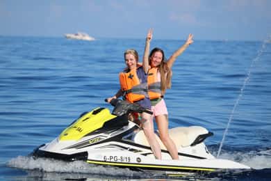 Puerto Colón : Excursion en jet ski sur la côte de Tenerife avec photos