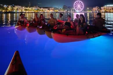 Makarska: Night Glow Kayak Tour