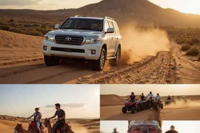 From Doha: Inland Sea Desert Safari with All Activities