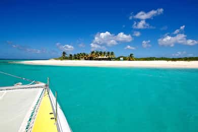 From St Martin: Prickly Pear Island Day Catamaran Trip