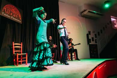 Granada: Flamencoshow i La Alboreá