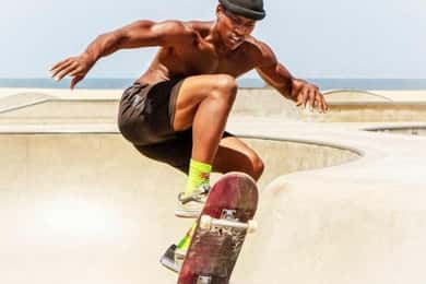 Venice Beach / Santa Monica: Lektion i skateboarding