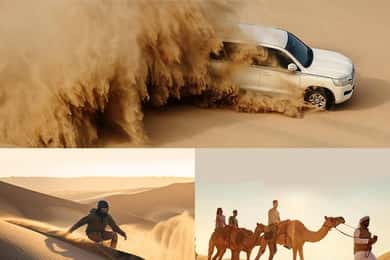 Doha: Desert Safari, Dune Bashing, Sandboarding, Camel Ride