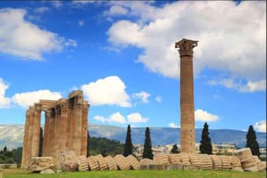 Athen: Inngangsbillett til det olympiske Zeus-tempel