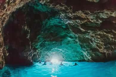 Dubrovnik: Eftermiddagstur med speedbåt till Blå grotta med dryck