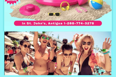 Antigua:Beach Party, BBQ, Drinks,&Games Carnival on The Sand