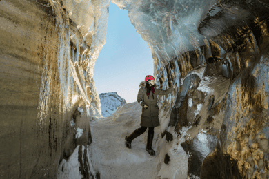 Fra Vik: Katla isgrotte omvisning i liten gruppe