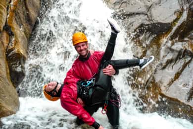 Baños de Agua Santa: Canyoning in Chamana waterfalls