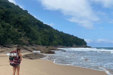 Senderismo Travessia da Juatinga en la costa verde de Paraty