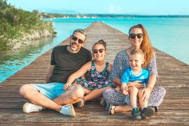 Sessione fotografica privata a Bacalar con macchina fotografica e drone