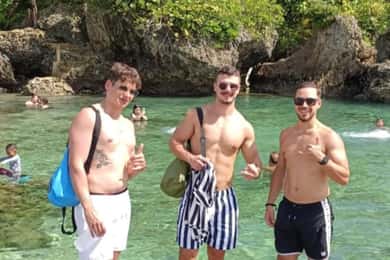 Siargao: Lagun, grotta Rock Pool, med lunch och transfer