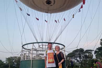 Siem Reap : Montgolfière d'Angkor au lever/coucher du soleil avec transferts