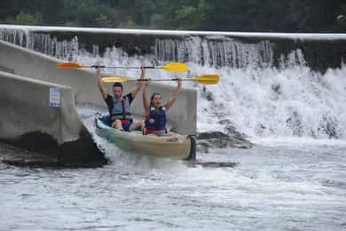 Descida familiar do rio Ardèche em canoa/caiaque 3h00 aprox. 12 km