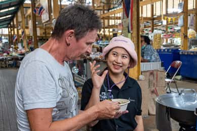 Hua Hin: Comida callejera tailandesa y tour a pie por el mercado
