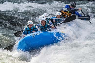 Murillo de Gállego Huesca: Rafting auf dem Gállego-Fluss