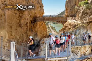 From Malaga: Round-trip bus to Caminito del Rey + Tour with Official Tour Guide
