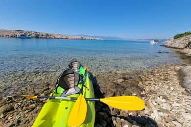 Podul Krk: tur cu caiacul și ghid