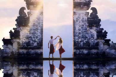 Depuis Bali : temple de Lempuyang, Tirta gangga, taman ujung