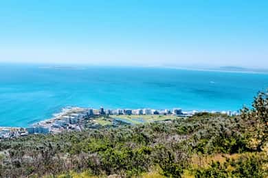 A África é linda e natural, especialmente a Cidade do Cabo