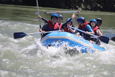 Kota Kinabalu White Water Rafting grad 1-2 ved Kiulu-floden