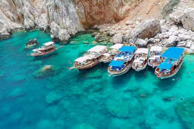 From Antalya or Kemer: Suluada Island Boat Trip with Lunch