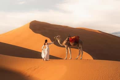 Majestuosidad del desierto: viaje de lujo de 3 días de Marrakech a Fez