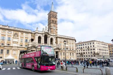 Bus touristique et Sainte-Marie-Majeure avec option audioguide
