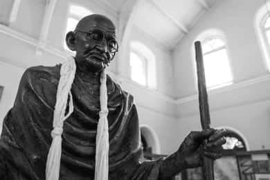 Chennai: Anjeneya y el templo de Lakshmi con Gandhi Mandapam