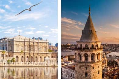 Istanbul Combo: Dolmabahcen palatsi & Galata-torni: Dolmabahcen palatsi & Galata-torni