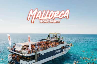 Mallorca: Båtfest med live-DJ:s, lunch och inträde till nattklubb