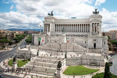 Rome : Vittoriano avec vue sur les toits et entrée au Palazzo Venezia