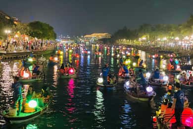 Hoi An: Lanternebåttur på Hoai-elven