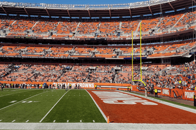 Cleveland Browns Football Game at Cleveland Browns Stadium