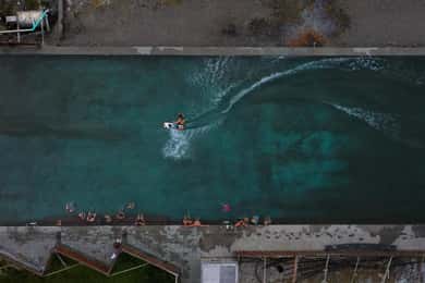 From Isafjordur: Wakeboarding Experience at Geothermal Pool