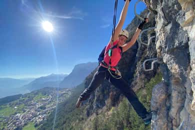 Fai della Paganella: Via Ferrata Experience, "Ferrata alla Croce di Fai".