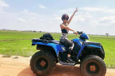 Au départ de Siem Reap : 02 heures de randonnée en quad dans la campagne
