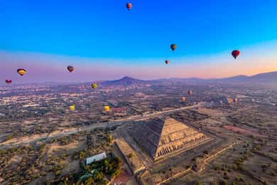 CDMX: Teotihuacan Balloon Flight with Optional Pyramids Tour