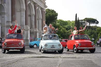 Rom Vintage Fiat500-tur med fotografering och specialkaffe