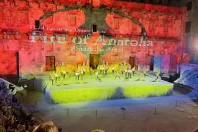 Antik Aspendos'ta Anadolu Ateşi Dans Gösterisi