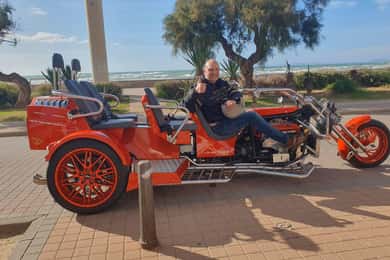 V8 Trike Tour mit Fahrer/Guide für max 4Gäste