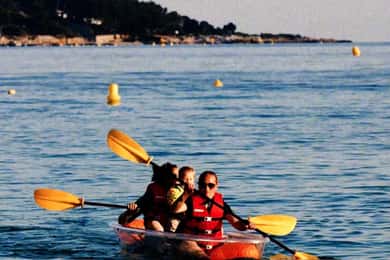 Alquiler de Kayak Transparente (biplaza)