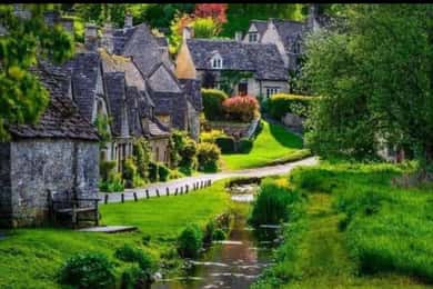 Southampton Port till London via Windsor & Cotswolds byar