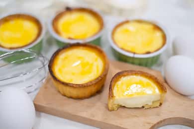 Workshop de cozinha DIY de Hong Kong - Tarte de queijo assado de Hokkaido