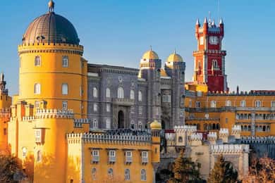 Sintra: Privat tur med guidad upplevelse av Pena-palatset